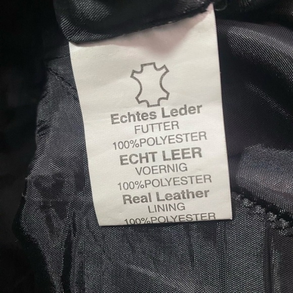 Vintage Black Leather Pants - Picture 6 of 6